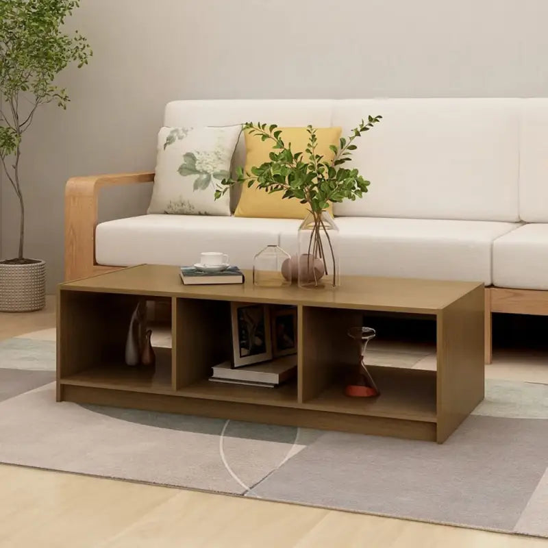Salontafel van massief grenenhout met modern en tijdloos ontwerp - Salontafels