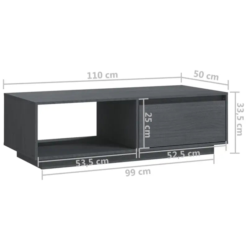 Salontafel van massief grenenhout met modern en tijdloos ontwerp - Salontafels