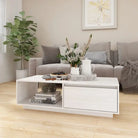Salontafel van massief grenenhout met modern en tijdloos ontwerp - Wit / 1 - Salontafels