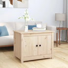 Salontafel van massief grenenhout met opbergruimte - Naturel / 1 - Salontafels