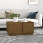 Salontafel van massief grenenhout met rustieke uitstraling - Honingbruin / 1 - Salontafels