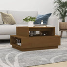 Salontafel van massief grenenhout met rustieke uitstraling - Honingbruin / 1 - Salontafels