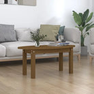 Salontafel van massief grenenhout met rustieke uitstraling - Honingbruin / 80 x 40 x 35 cm / 1 - Salontafels