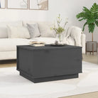 Salontafel van massief grenenhout met rustieke uitstraling - Grijs / 1 - Salontafels