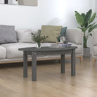 Salontafel van massief grenenhout met rustieke uitstraling - Grijs / 80 x 40 x 35 cm / 1 - Salontafels
