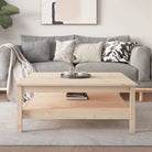 Salontafel van massief grenenhout met rustieke uitstraling - Naturel / 100 x 100 x 40 cm / 1 - Salontafels