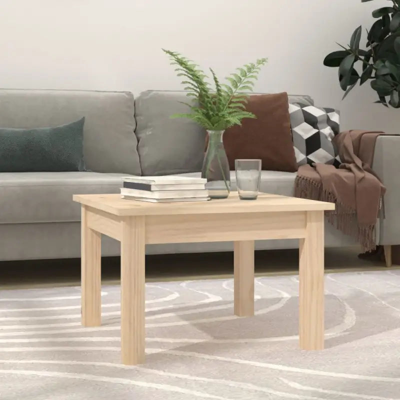 Salontafel van massief grenenhout met rustieke uitstraling - Naturel / 45 x 45 x 30 cm / 1 - Salontafels