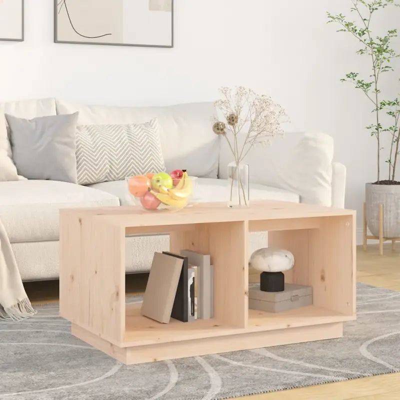 Salontafel van massief grenenhout met rustieke uitstraling - Naturel / 1 - Salontafels