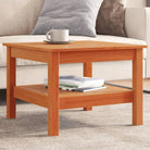 Salontafel van massief grenenhout met rustieke uitstraling - Wasbruin / 55 x 55 x 40 cm / 1 - Salontafels