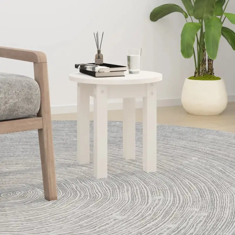 Salontafel van massief grenenhout met rustieke uitstraling - Wit / 1 - Salontafels