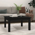 Salontafel van massief grenenhout met rustieke uitstraling - Zwart / 55 x 55 x 30 cm / 1 - Salontafels