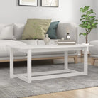 Salontafel van massief grenenhout met tijdloze stijl for ieder interieur - Wit / 110 x 55 x 45 cm / 1 - Salontafels
