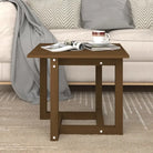 Salontafel van massief grenenhout met tijdloze stijl for ieder interieur - Honingbruin / 50 x 50 x 45 cm / 1