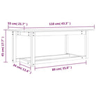 Salontafel van massief grenenhout met tijdloze stijl for ieder interieur - Salontafels