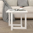 Salontafel van massief grenenhout met tijdloze stijl for ieder interieur - Wit / 50 x 50 x 45 cm / 1 - Salontafels