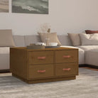 Salontafel van massief grenenhout voor een natuurlijk interieur - Honingbruin / 1 - Salontafels