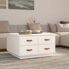 Salontafel van massief grenenhout voor een natuurlijk interieur - Wit / 1 - Salontafels