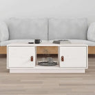 Salontafel van massief grenenhout voor een natuurlijke uitstraling - Wit / 1 - Salontafels