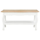 Salontafel van massief grenenhout voor een tijdloze uitstraling - Wit / 1 - Salontafels