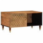 Salontafel van massief mangohout voor een elegante woonkamer uitstraling - Honingbruin / 1 - Salontafels