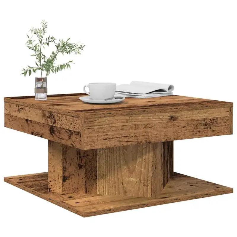 Salontafels van bewerkt hout voor praktische en stijlvolle interieurdecoratie - Oud hout / 1 - Salontafels