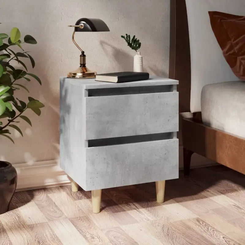 Scandinavisch nachtkastje met grenenhouten poten voor een chique interieur - Nachtkastjes