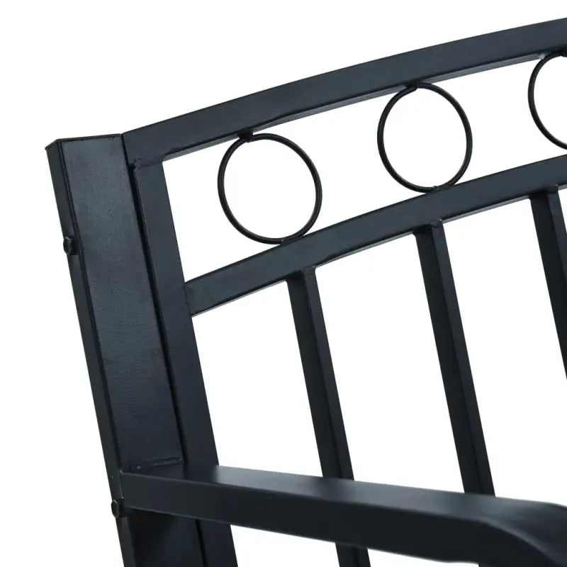Schaduwrijke en duurzame tuinbank voor buitenplezier - Zwart / 1 / Zonder tafel - Tuinbanken