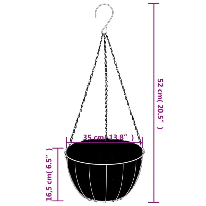 Schalen en onderzetters voor hangende plantenmanden voor tuinpotten - Schalen en onderzetters voor tuinpotten