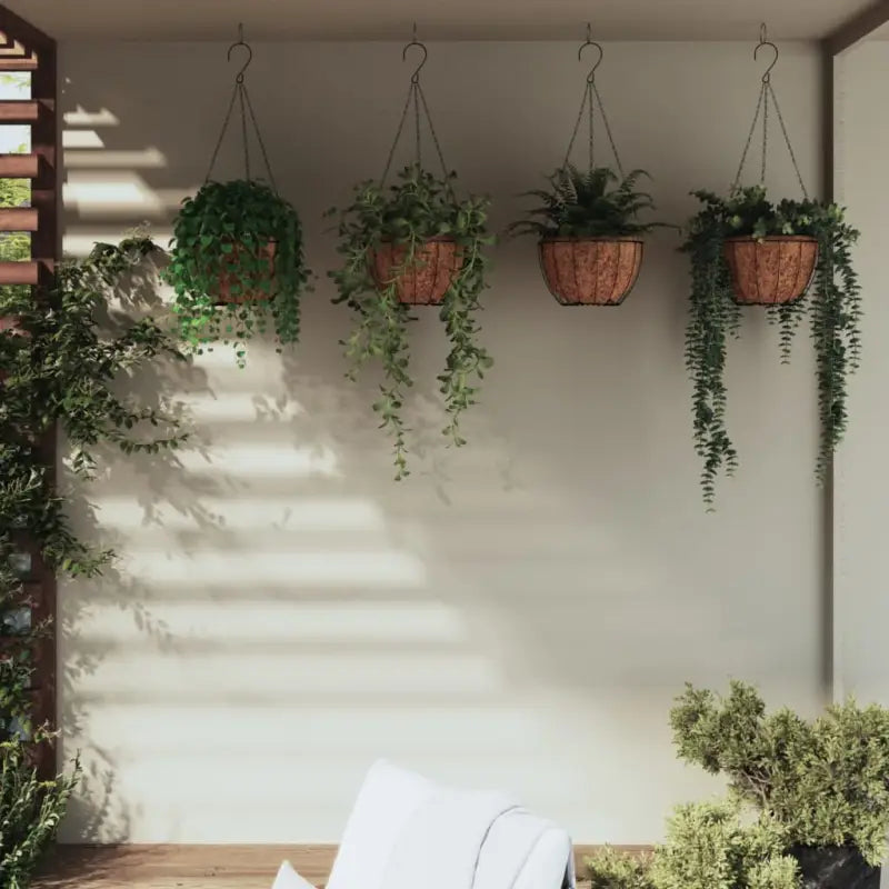 Schalen en onderzetters voor hangende plantenmanden voor tuinpotten - Ø 40 x 63 cm / 1 - Schalen en onderzetters