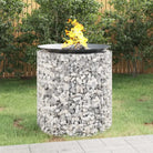 Schanskorf vuurplaats van gegalvaniseerd ijzer voor een stabiele tuinafbakening - 100 x 100 cm - Haarden
