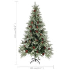 Scharnierende kerstboom met LED en PVC en PE takken - Kerstbomen