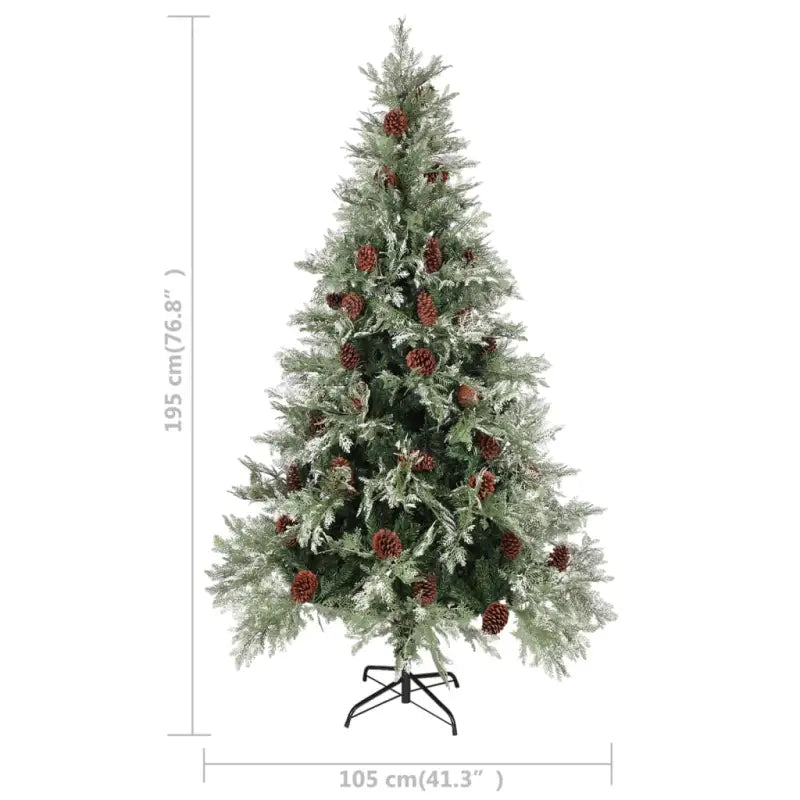 Scharnierende kerstboom met LED en PVC en PE takken - Kerstbomen