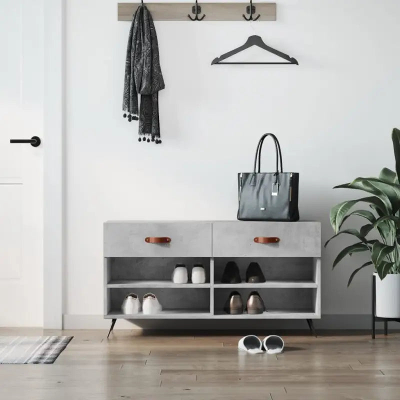 Schoenenbank 102X35X55 Cm Bewerkt Hout