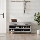 Schoenenbank 102X35X55 Cm Bewerkt Hout