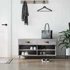 Schoenenbank 102X35X55 Cm Bewerkt Hout