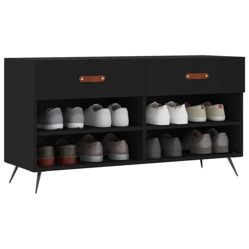 Schoenenbank 102X35X55 Cm Bewerkt Hout