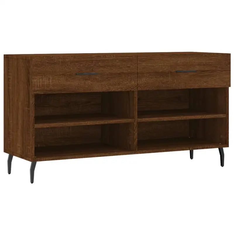 Schoenenbank 102X35X55 Cm Bewerkt Hout Sonoma Eikenkleurig