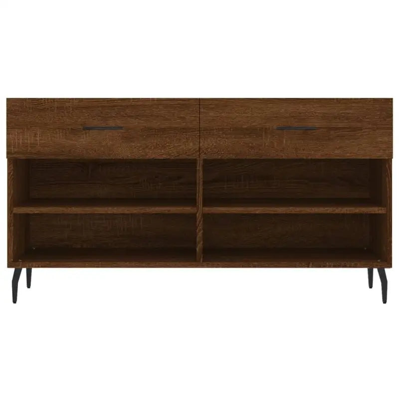 Schoenenbank 102X35X55 Cm Bewerkt Hout Sonoma Eikenkleurig