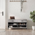 Schoenenbank 102X35X55 Cm Bewerkt Hout Sonoma Eikenkleurig