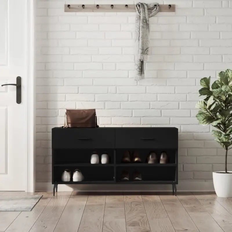 Schoenenbank 102X35X55 Cm Bewerkt Hout Sonoma Eikenkleurig