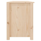 Schoenenbank 160X36,5X50 Cm Massief Grenenhout