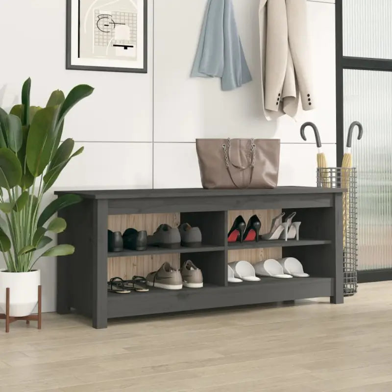 Schoenenbank 70X38X45,5 Cm Massief Grenenhout