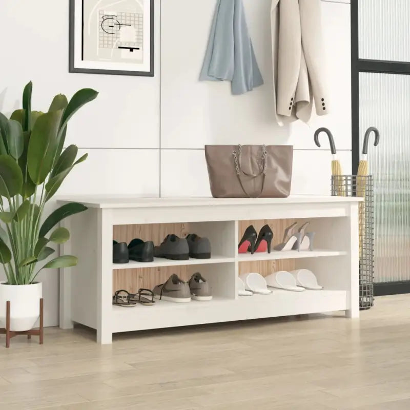Schoenenbank 70X38X45,5 Cm Massief Grenenhout