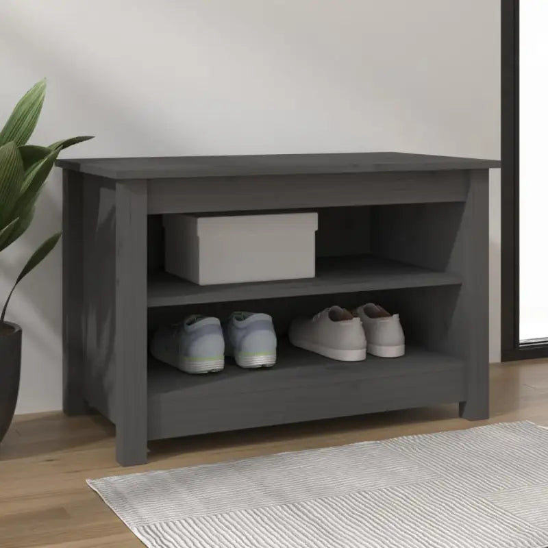 Schoenenbank 70X38X45,5 Cm Massief Grenenhout