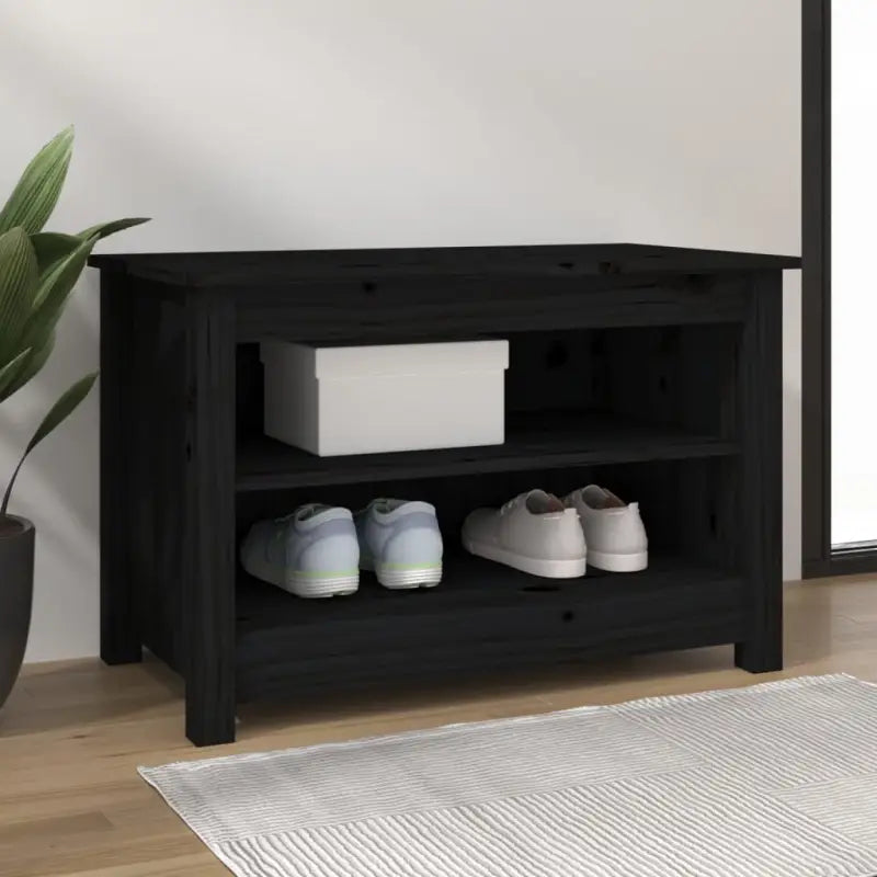 Schoenenbank 70X38X45,5 Cm Massief Grenenhout