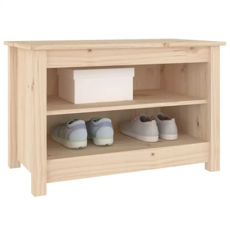 Schoenenbank 70X38X45,5 Cm Massief Grenenhout