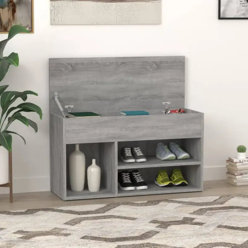 Schoenenbank 80X30X45 Cm Bewerkt Hout