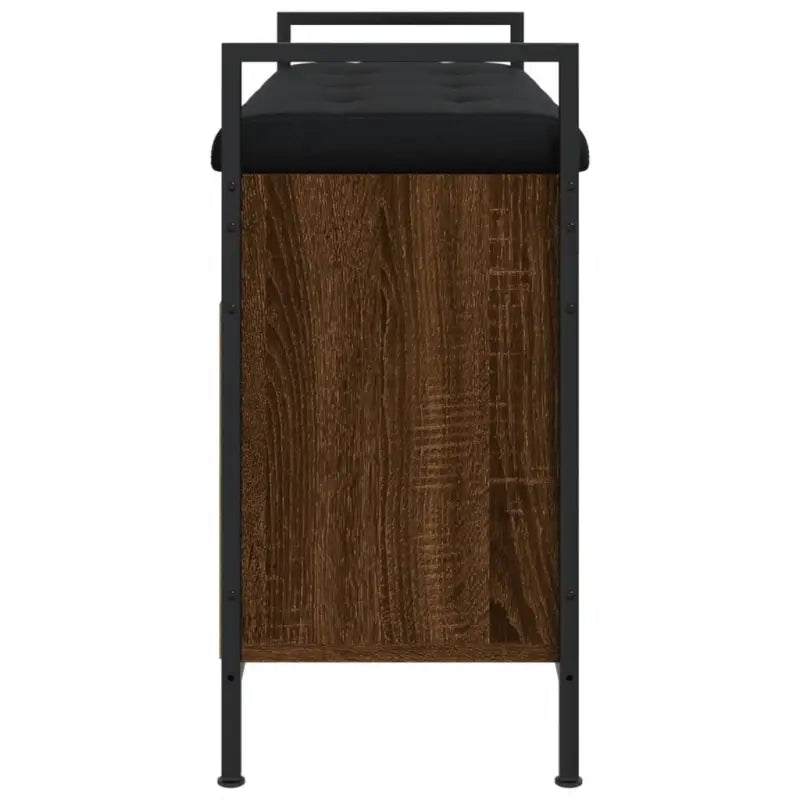 Schoenenbank met bewerkt hout voor overzichtelijke schoenenopslag - Opberg- & halbankjes