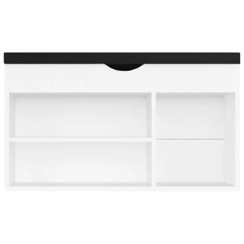Schoenenbank Met Kussen 80X30X47 Cm Bewerkt Hout