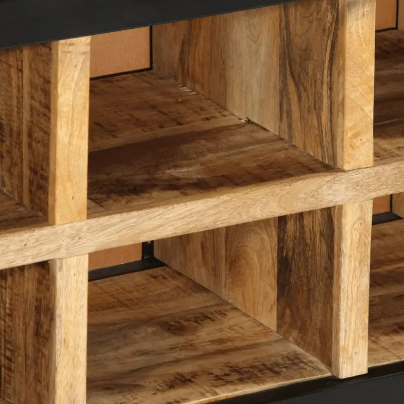 Schoenenbankje 110X35X51 Cm Massief Mangohout